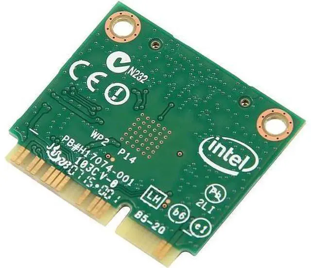 Alt view image 2 of 7 - Mini pcie WiFi Card Dual Band Wireless AC 7260 PCI Express Card 802.11ac 2x2 Wi-Fi 7260hmw Bluetooth 4.0 PCIe Half WiFi Card 802.11 b/a/g/n/ac for Laptop Window 7 8 8.1 10 Linux 2.4.x/2.6.x or Later
