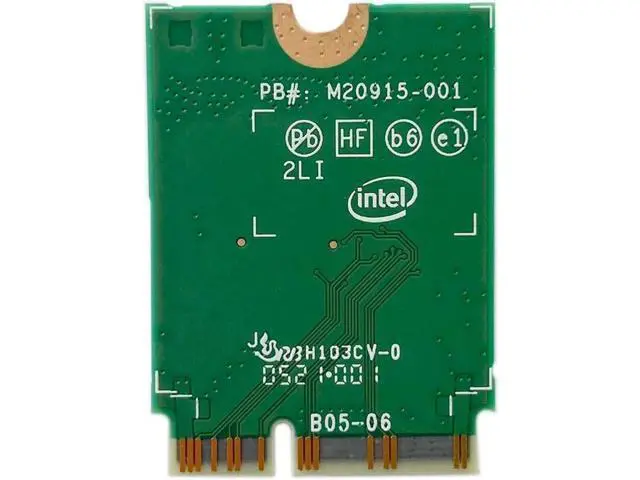 Alt view image 5 of 7 - Wi-Fi 6E AX411 Intel Killer AX1690i WIFI 6E Speed 2.4 Gbps 802.11ax 2.4/5/6GHz Bluetooth 5.3 BT5.3