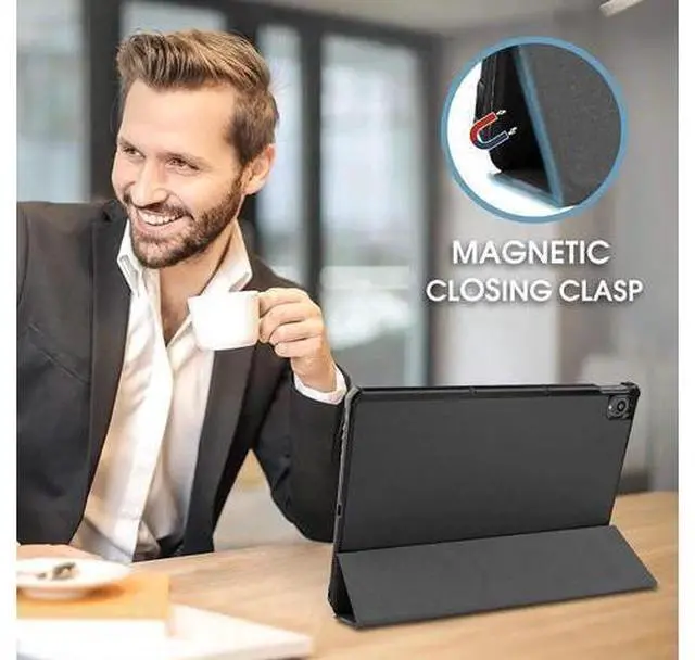 Alt view image 6 of 7 - Lenovo Tab P11 11 inch Case 2020 Model: TB-J606F TB-J606X, Slim Lightweight Smart Cover Tri-fold Stand Folio Hard Shell Case for Lenovo Tab P11 11 2020 Release Full HD Tablet