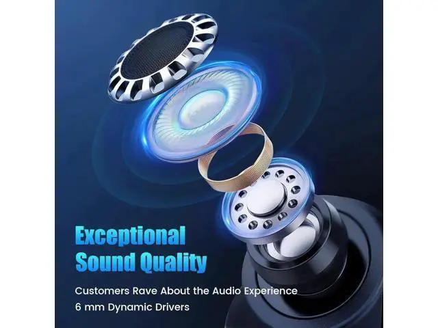 Alt view image 3 of 6 - Sleep Headphones, Sleep Earbuds for Side Sleepers, Wireless Earbuds Comfortable Noise Blocking, LED Power Display, Music Sleep Dual Mode, Invisible Earbuds for Sleeping, Working, Hiking (Green)