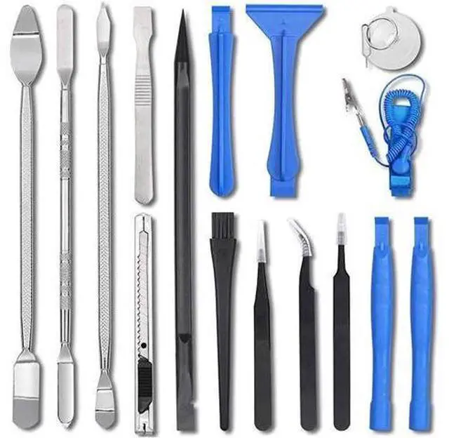 Alt view image 7 of 7 - Professional Computer Repair Tool Kit Precision Laptop Screwdriver Set with 56 Bit AntiStatic Wrist and 24 Repair Tools Suitable for Macbook PC Tablet PS4 Xbox Controller Repair