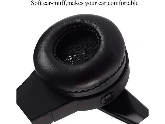 Alt view image 4 of 6 - Over the Head Bluetooth Headphone for PS3 Cell Phone Headset Office Wireless Headset With Mic Handsfree Calling for PS3 Skype Truck Driver iPhone Android Smartphoens
