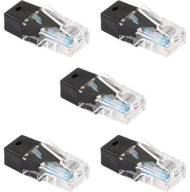 Main image of RJ45 Network Test Adapter, 8P8C Network Plug 120 Ohms 0.25 Watts,RJ45 Connectors, for Device Network Testing 5 PCS
