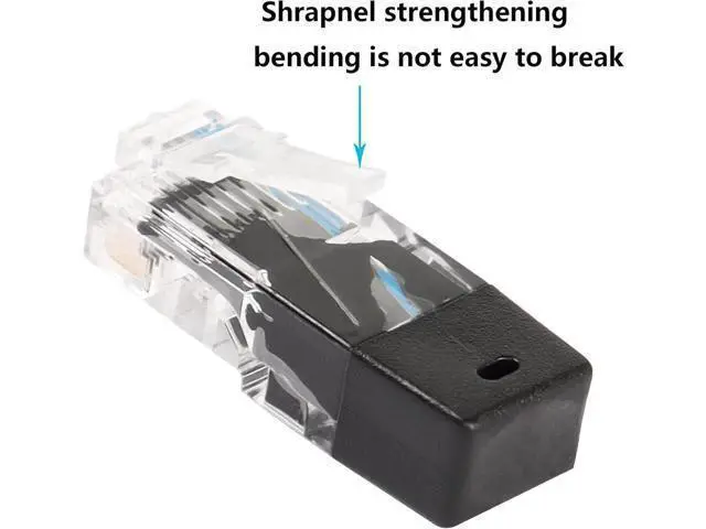 Alt view image 6 of 7 - RJ45 Network Test Adapter, 8P8C Network Plug 120 Ohms 0.25 Watts,RJ45 Connectors, for Device Network Testing 5 PCS