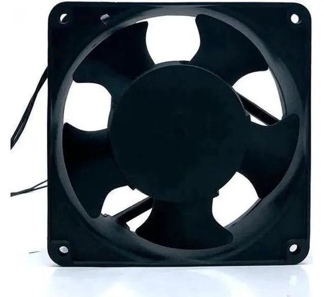 Alt view image 2 of 4 - 380V 120mm 12cm Case Fan 12038 380VAC SJ1238HA3 Industrial Cabinet Distribution Box 12cm Axial Cooling Fan
