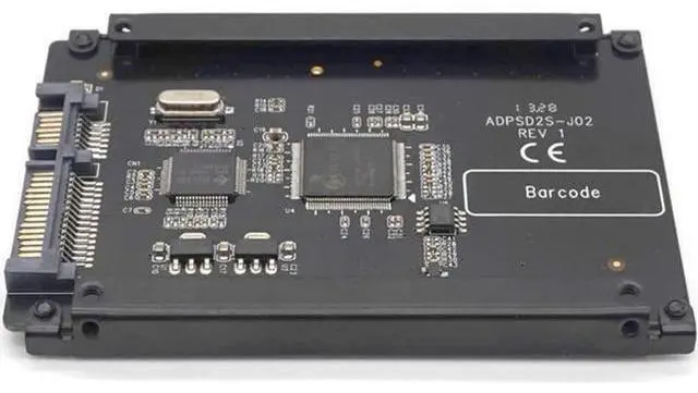 Alt view image 6 of 7 - 4 SD RAID to SATA Adaptor SATA 2.5" HDD bracket with RAID Quad SD SDHC SDXC to SATA 22 pin converter