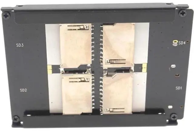 Alt view image 7 of 7 - 4 SD RAID to SATA Adaptor SATA 2.5" HDD bracket with RAID Quad SD SDHC SDXC to SATA 22 pin converter