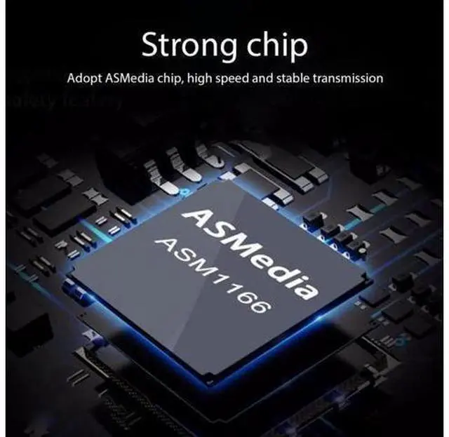 Alt view image 3 of 7 - Chi a Mining Riser 10 Port PCIE SATA Card PCI Express SATA Controller PCIE to SATA3 Expansion Card PCI E X4 SATA 3 6Gbps ASM1166 Grey