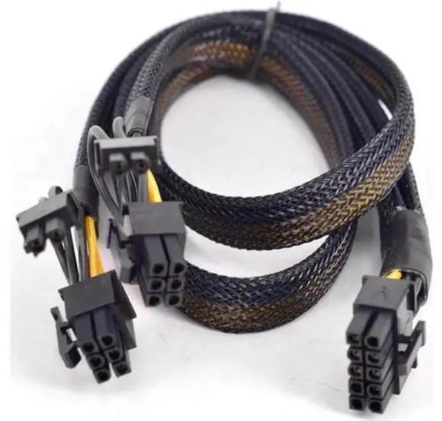 Main image of For HP ProLiant DL380 G6 G7 PCI-e Graphics Card Power Supply Cable 10 Pin to Dual 6+2 Pin 8 Pin Sleeve Flat cable