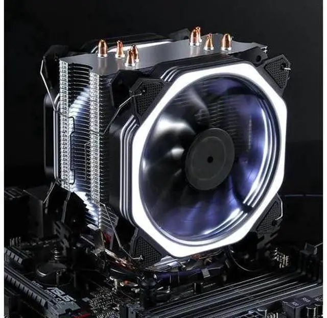 Alt view image 6 of 6 - 4fans+remote controller pwm cpu rgb fan 120mm Fan Computer PC Case Fan RGB Adjust LED Fan Speed 120mm Quiet Remote Computer Cooler Cooling RGB Case Fans