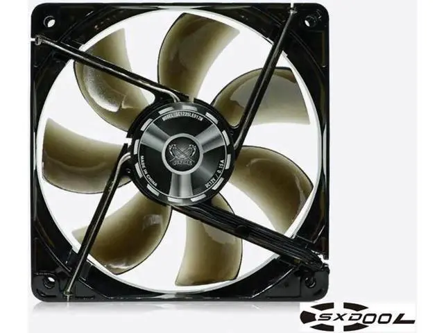 Alt view image 2 of 4 - SC1225LED12M Scythe STB120 Red LED CPU fan 120mm PWM chassis fan