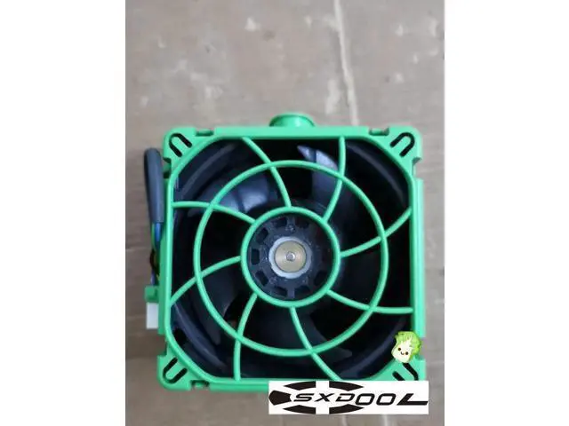 Alt view image 2 of 4 - SAN ACE 80 XF-45537 DC 12V 1.2A 041218P For SANYO DENKI Server cooling fan w/Green Basket