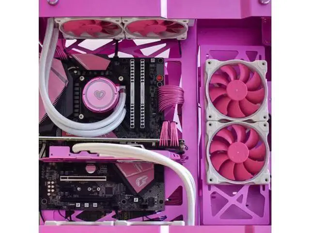Alt view image 4 of 4 - ID-COOLING ZF-12025-PINK Case Fan 120mm 5V 3 PIN Addressable RGB Cooling Fan MB Sync, 4 PIN PWM Speed Control Fans for Radiator/CPU Cooler/Computer Case