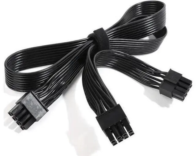 Main image of Aomoproing PSU CPU 8 Pin to Dual 8 and (4+4) Pin EPS Cable Male to Male CPU Power Cable for Seasonic Focus Prime ROG Thor Strix Modular Power Supply (70cm+15cm)