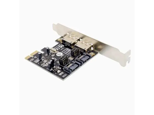 Alt view image 5 of 5 - PCI-E to SATA ESATA adapter PCIE to 3.0 SATA expansion card 4-port array card