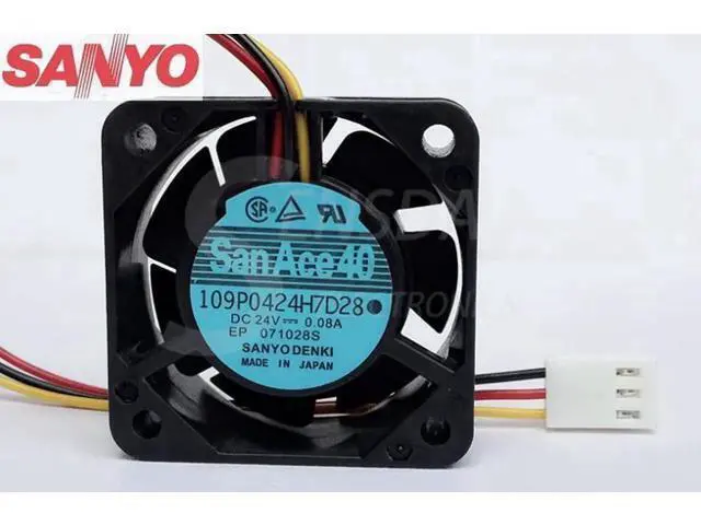 Main image of 109P0424H7D28 4015 Cooling Fans P/N: A90L-0001-0441/39 DC24V 0.08A server fan