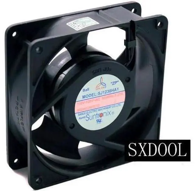 Alt view image 4 of 4 - New suntronix SANJUN SJ1238HA1 110V-120V 0.27A 12038 cooling fan