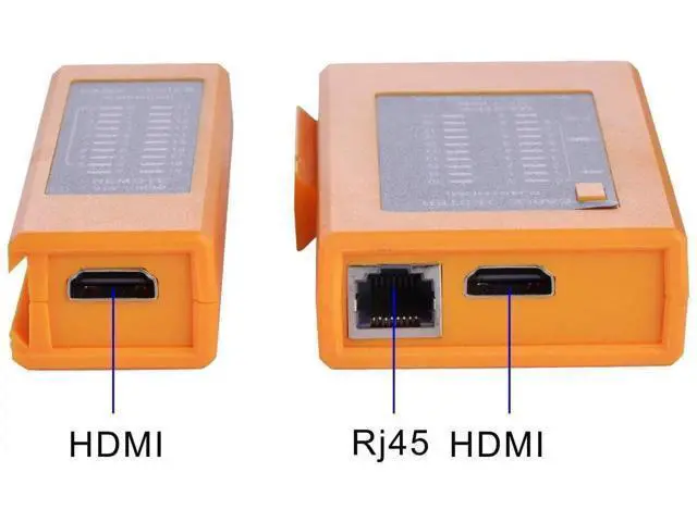 Alt view image 3 of 4 - AOMOPROING 2 in 1 HDMI Cable Tester and Network Cable Tester,RJ45 Cat5 Cat6 HDMI Wire Tester
