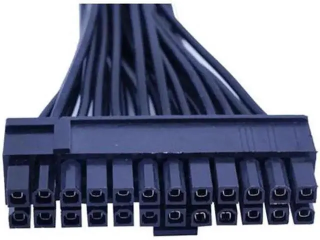 Alt view image 5 of 6 - 24Pin Power Supply Synchronizer Male To Female ATX Mining 30cm 24 Pin Dual PSU Extension Cable For Computer Adaptor For Mining
