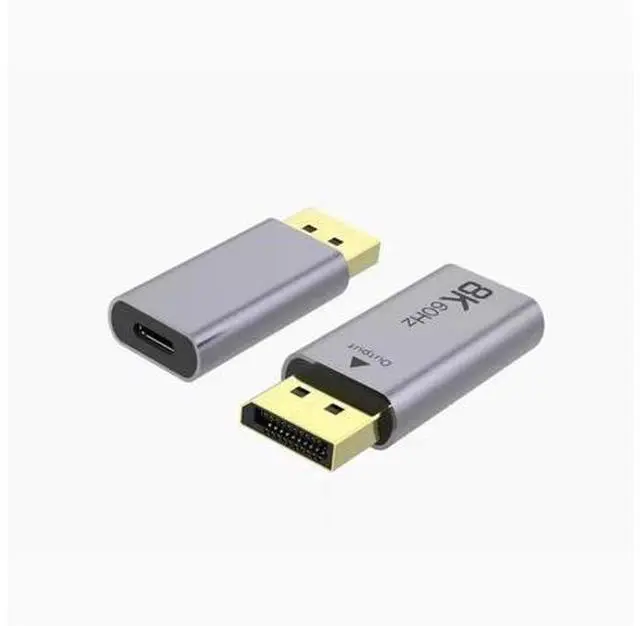 Main image of type-c female to dp revolution connector version 1.4 8k computer mobile phone same screen HD video conversion typec to dp