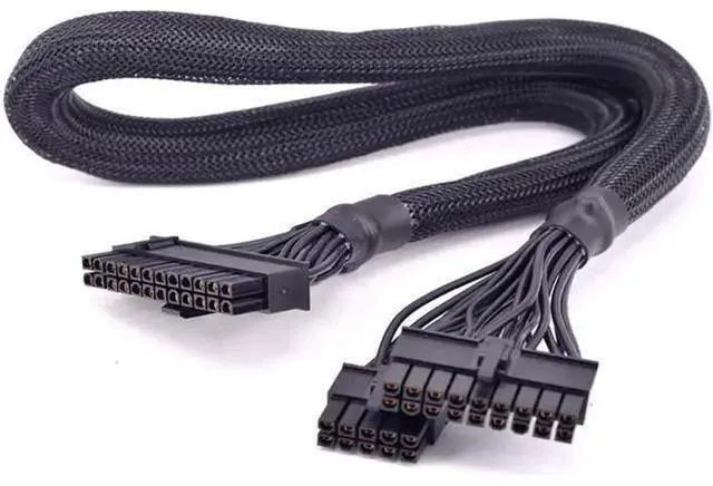 Main image of PSU Modular 18+10pin to 24Pin ATX Power Supply Cable 20+4 Pin with Sleeved for Seasonic X-series X-560 X-660 X-760