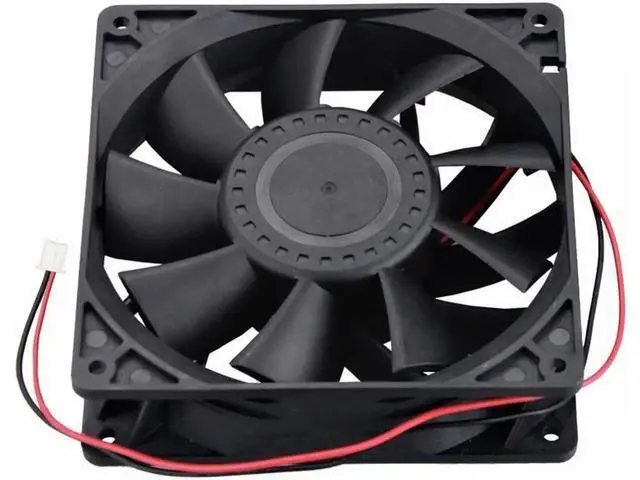 Alt view image 2 of 4 - DC 12V 24V Cooling Fan 14cm 140mm 14038 140x140x38mm Quiet Brushless Axial Dual Ball Cooling Fan 14038 Fan Grill Net