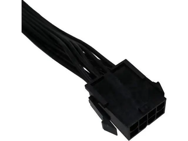 Alt view image 3 of 4 - (4-PCS) CPU 8 Pin Female to CPU 8 Pin ATX 4 Pin Male Power Supply Converter Adapter Extension Cable for Motherboard 9.5-inch(24cm)