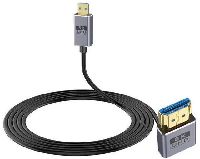 Main image of AOMOPROING Micro HDMI to HDMI 2.1 Cable, Up Angle HDMI Male to Micro HDMI Cable 8K@60Hz, 4K@240Hz, 48Gbps High Speed Compatible with Raspberry Pi 5/Pi 4/GoPro Hero 7 6/S.ony A6000 Camera 4FT/1.2M