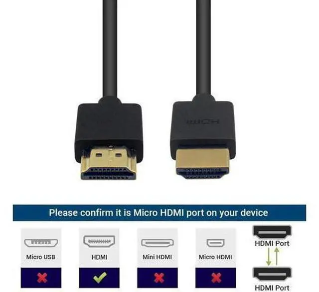 Alt view image 3 of 5 - 4K HDMI Extender, Extreme Thin Male to Male Coiled Cable for 3D and 4K Ultra HD TV Stick, HDMI 2.0 Cord Extension Converter (2.5M/8.2FT)