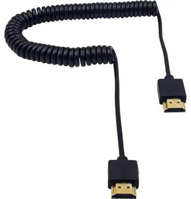 Alt view image 4 of 5 - 4K HDMI Extender, Extreme Thin Male to Male Coiled Cable for 3D and 4K Ultra HD TV Stick, HDMI 2.0 Cord Extension Converter (2.5M/8.2FT)