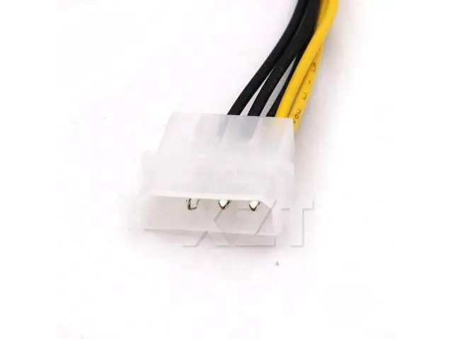Alt view image 4 of 4 - 10pcs 2 IDE Dual LP4 4pin to 8 Pin PCI-E Y Molex graphic Video Card Power Cable Adapter Male to Female hot