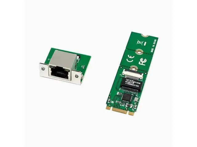 Alt view image 4 of 4 - M.2 B+M KEY to Gigabit single-port wired industrial computer NIC RTL8111F Ethernet FPC cable 225 B+M Gigabit