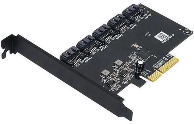 Main image of PCI-E to 5-Port SATA3.0 Expansion Card PCI-E X4 Slot Support 6Gbps PCI-E to SATA Adapter