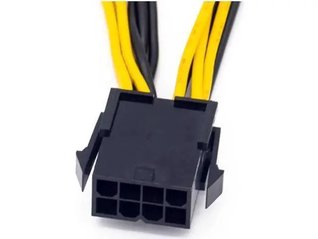 Alt view image 6 of 7 - 10pcs/lot EPS CPU 8 Pin to Dual 8 (6+2) Pin PCIE Adapter Power Supply Cable For Mining