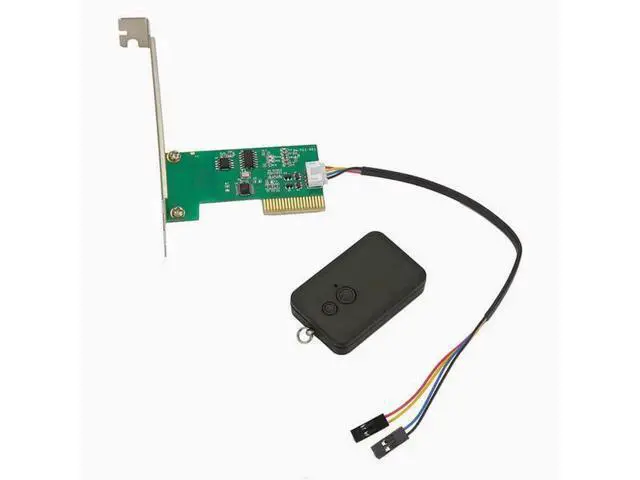 Alt view image 2 of 2 - Wireless computer desktop switch Internet cafe | home computer desktop case switch wireless computer lock remote control PCI interface