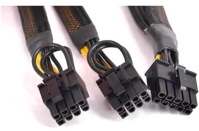 Main image of For HP ProLiant DL380 G6 G7 PCI-e Graphics Card Power Supply Cable 10 Pin to Dual 6+2 Pin 8 Pin Sleeve Flat cable