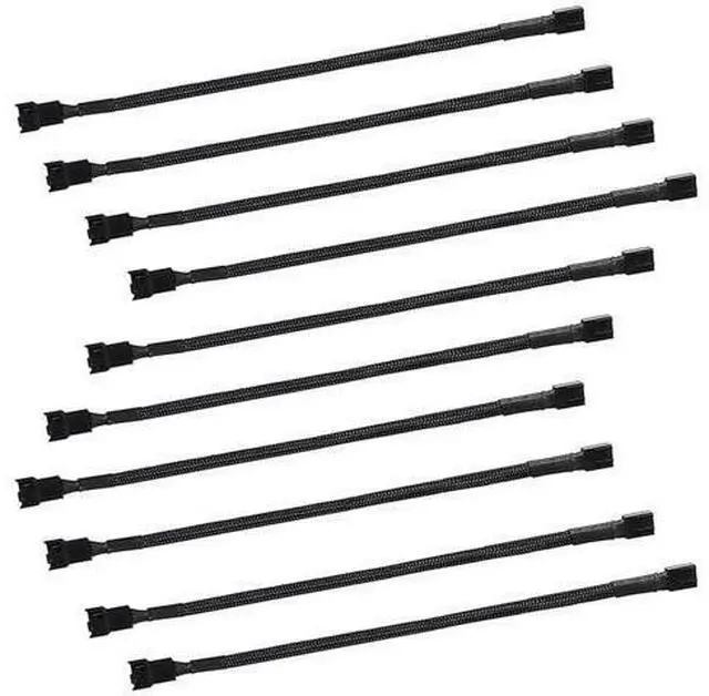 Main image of 10.6" pwm Fan Extension Cable4 pin Fan Extension CableCable Extension pcPC Fan Extension Cable, PWM Fan Extension Cable, PWM Extension Cable (10.6"27cm 10pcs)