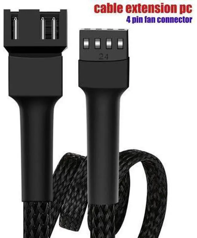 Alt view image 3 of 7 - 10.6" pwm Fan Extension Cable4 pin Fan Extension CableCable Extension pcPC Fan Extension Cable, PWM Fan Extension Cable, PWM Extension Cable (10.6"27cm 10pcs)