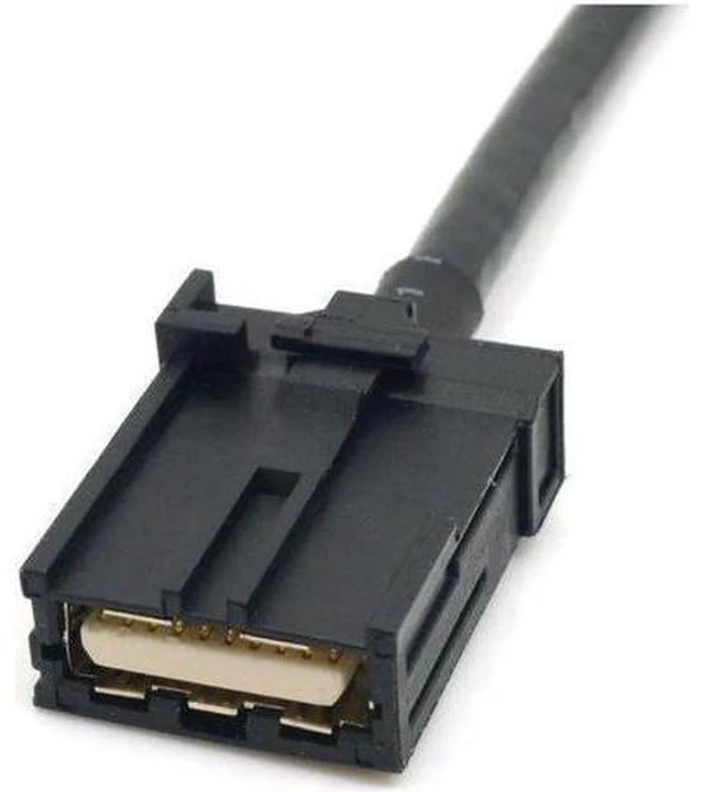 Alt view image 4 of 14 - AOMOPROING High Speed HDMI 1.4 Type E Male to Type A Female Video Audio Cable Automotive 0.3M