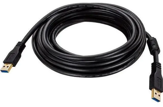 Main image of Aomoproing USB to USB Cable Male to Male 20 ft Long USB 3.0 Cable A to A for Data Transfer Hard Drive Enclosures Printer Modem Cameras