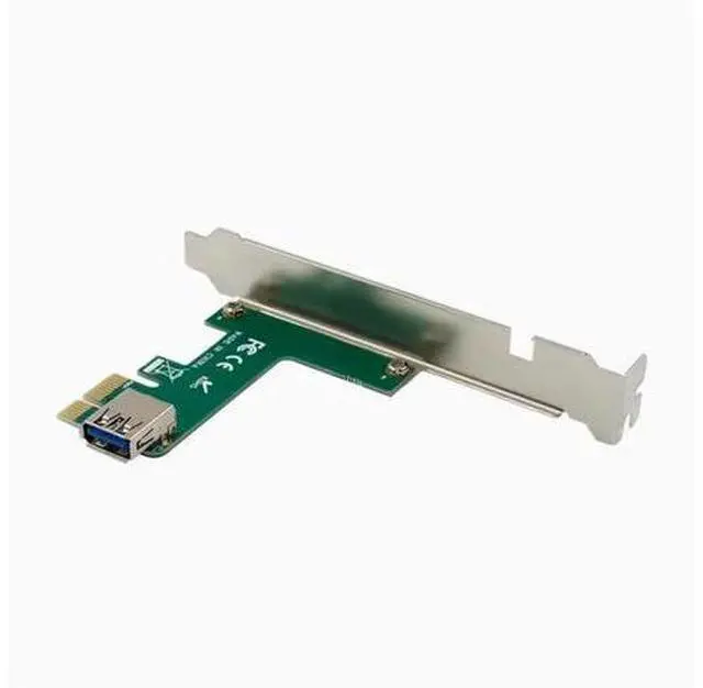 Alt view image 3 of 4 - ASM1083 PCI-E X1 to 1XPCI bridge conversion card Split PCI card slot drive free