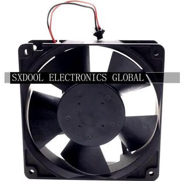 Alt view image 3 of 4 - NMB-MAT 4715SL-05W-B60 DC24V 1.20A 12cm 12038 inverter fan metal frame high temperature resistance 2-wire