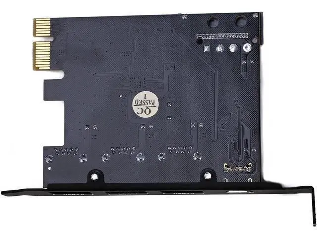 Alt view image 4 of 7 - PCI-E to USB 3.0 Type C +3 Type A Expansion Card - Interface USB 3.0 4-Port Express Card Desktop with 15 pin SATA Power Connector [ Include with A 4pin to 2x15pin Cable + A 15pin to 2x 15pin SATA Y-C