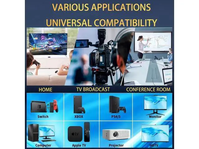 Alt view image 4 of 4 - 8K HDMI Cable 2.1, Available 1.5FT, 3.3FT, 5FT, 6.6FT, 10FT, 16FT, 20FT, 25FT Lengths for Selection,Ultra High Speed HDMI Cable Braided Cord 48Gbps, 8K@60Hz /4K@120Hz (8K-1.5feet)
