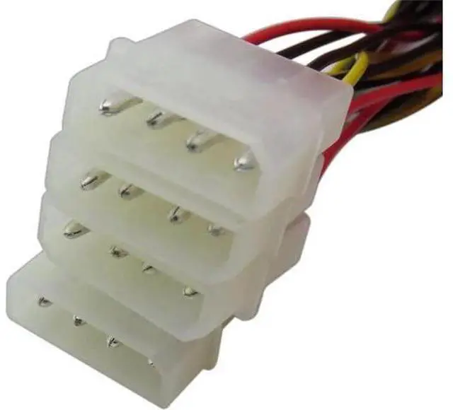 Alt view image 2 of 7 - SAS SATA CABLE Mini SAS 4x Mini SAS26P SFF-8088 to 4 SFF-8482 SAS29P SAS Power Cabe