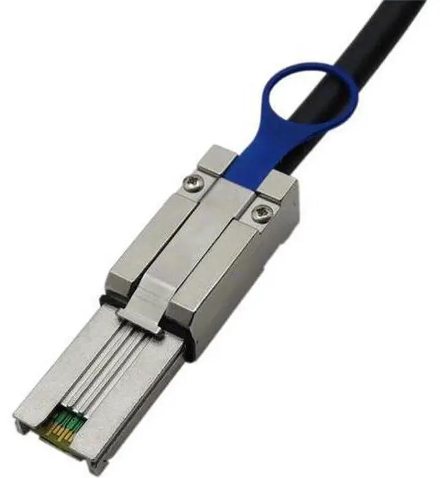 Alt view image 3 of 7 - SAS SATA CABLE Mini SAS 4x Mini SAS26P SFF-8088 to 4 SFF-8482 SAS29P SAS Power Cabe