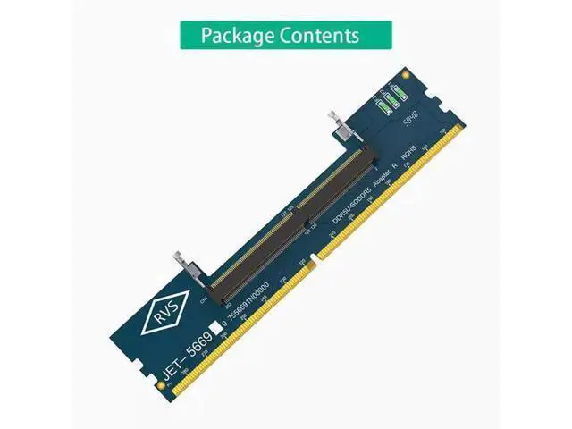 Alt view image 6 of 6 - DDR5 notebook memory slot to DDR5 desktop adapter card SO DDR5 to DDR5 adapter card