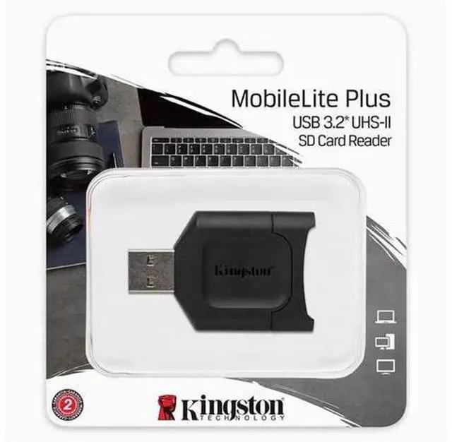 Alt view image 2 of 5 - Kin-gs-ton MLP High speed SD Card USB3.2 reader UHS-II SDXC Micro single camera universal up to 300M (SD card not included)