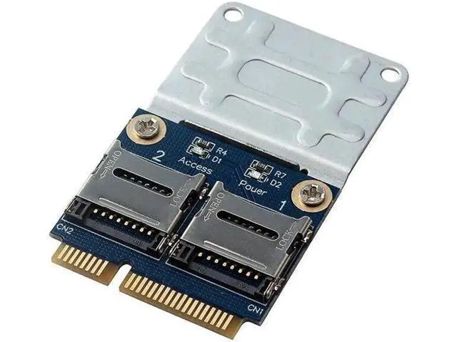Alt view image 4 of 5 - Aomoproing Micro-Sd Tf To Mini Pci Express Memory Card Reader Adapter Converter Card for Laptop