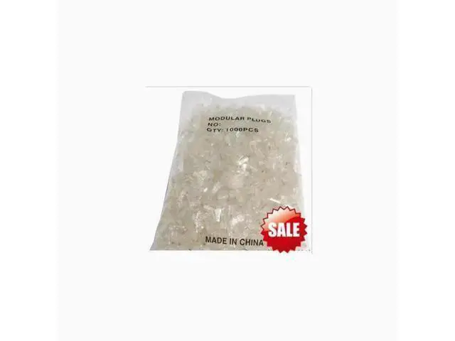 Alt view image 3 of 3 - 8-core RJ45 connector Network engineering RJ45 connector Network cable 8p8c RJ45 connector Clear RJ45 connector 1000 PCS